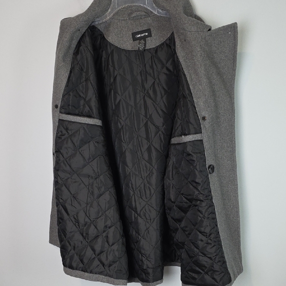 Men's Claiborne gray wool peacoat size XXL - Picture 2 of 5